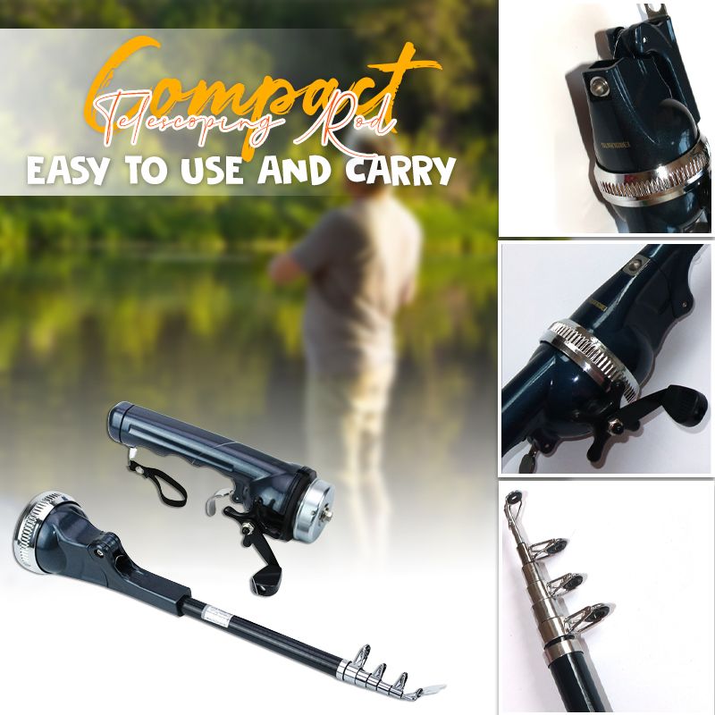Telescopic Fishing Rod Set (Compact & Complete) – Ready to Use Anywhere