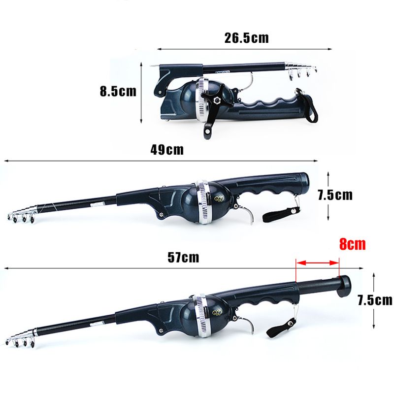 Telescopic Fishing Rod Set (Compact & Complete) – Ready to Use Anywhere
