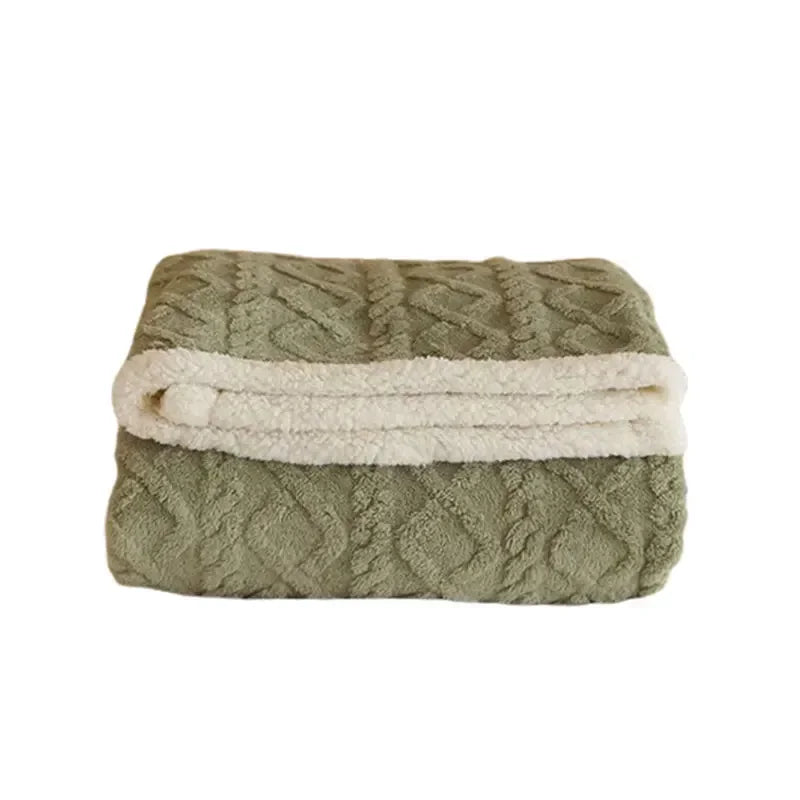 Thick Winter Lambswool Blanket