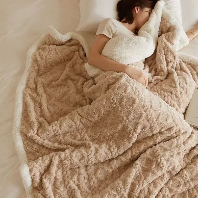 Thick Winter Lambswool Blanket