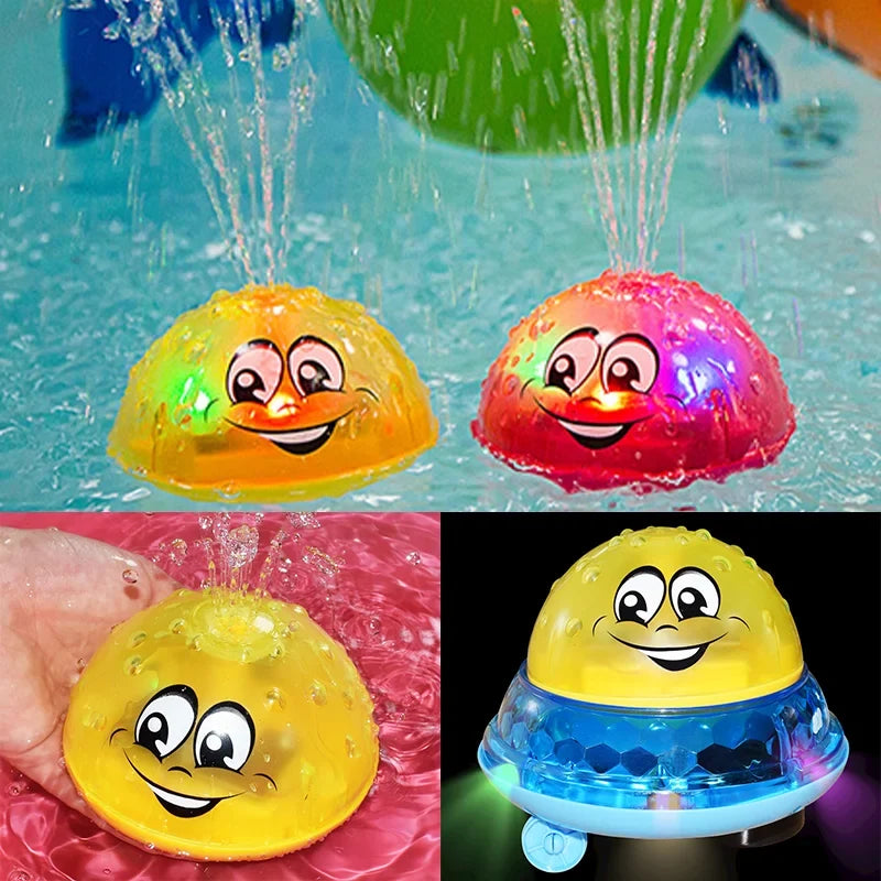 Toddler LED Light-Up Water Spray Bath Toy