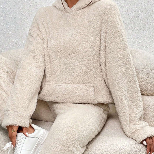 Ultra Comfortable Teddy Bear Hooded Pajamas