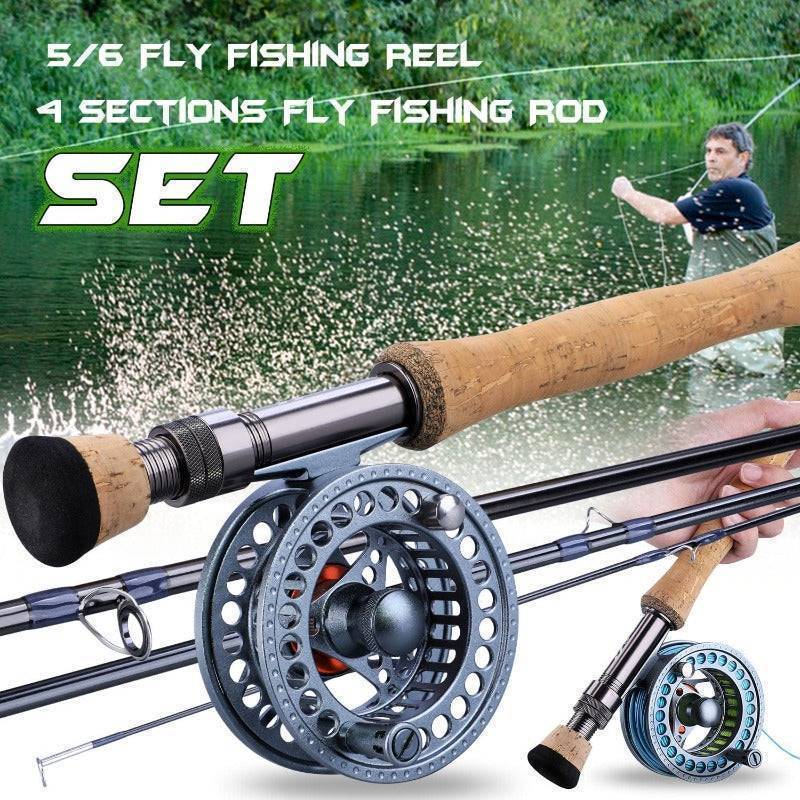 Ultralight Fly Fishing Rod and Reel Combo