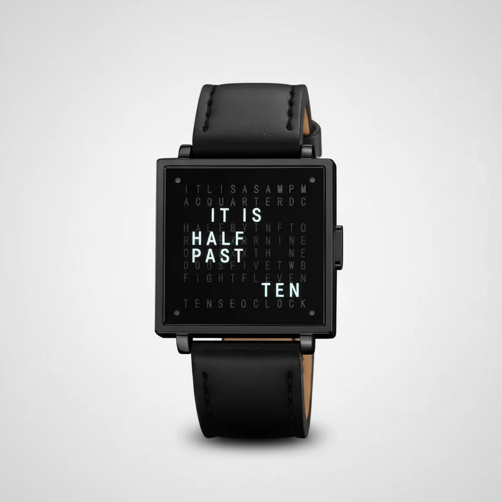 Unique Unisex Modern LED Word Watch
