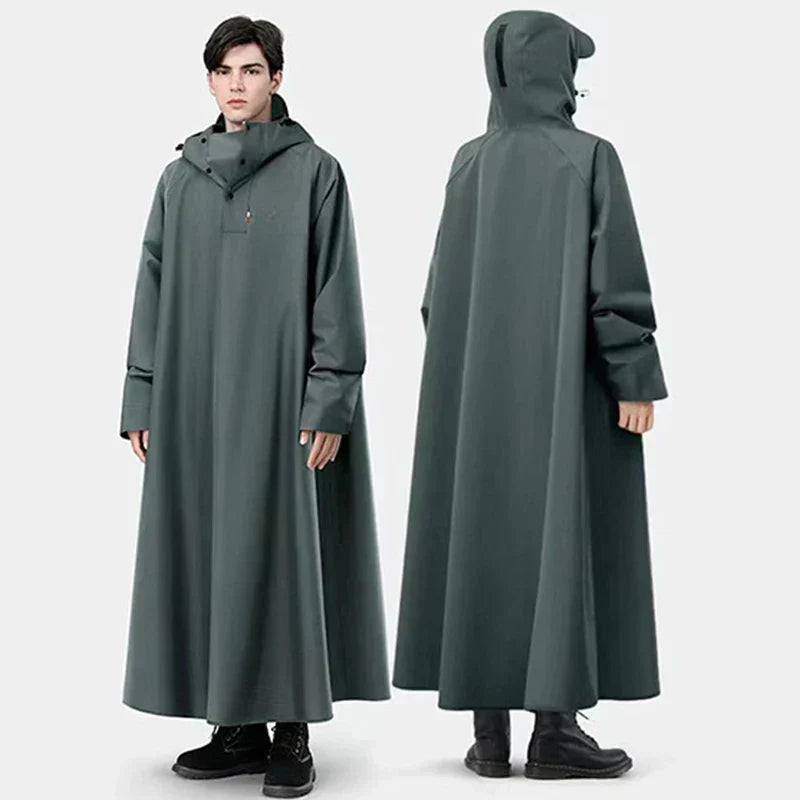 Unisex Long Waterproof Rain Poncho