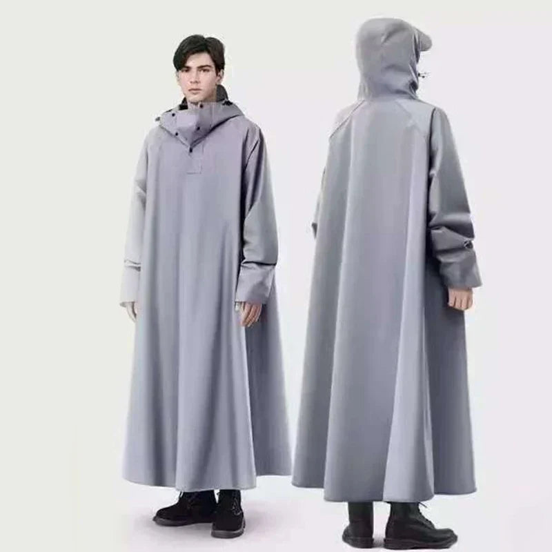 Unisex Long Waterproof Rain Poncho