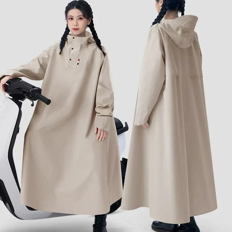 Unisex Long Waterproof Rain Poncho
