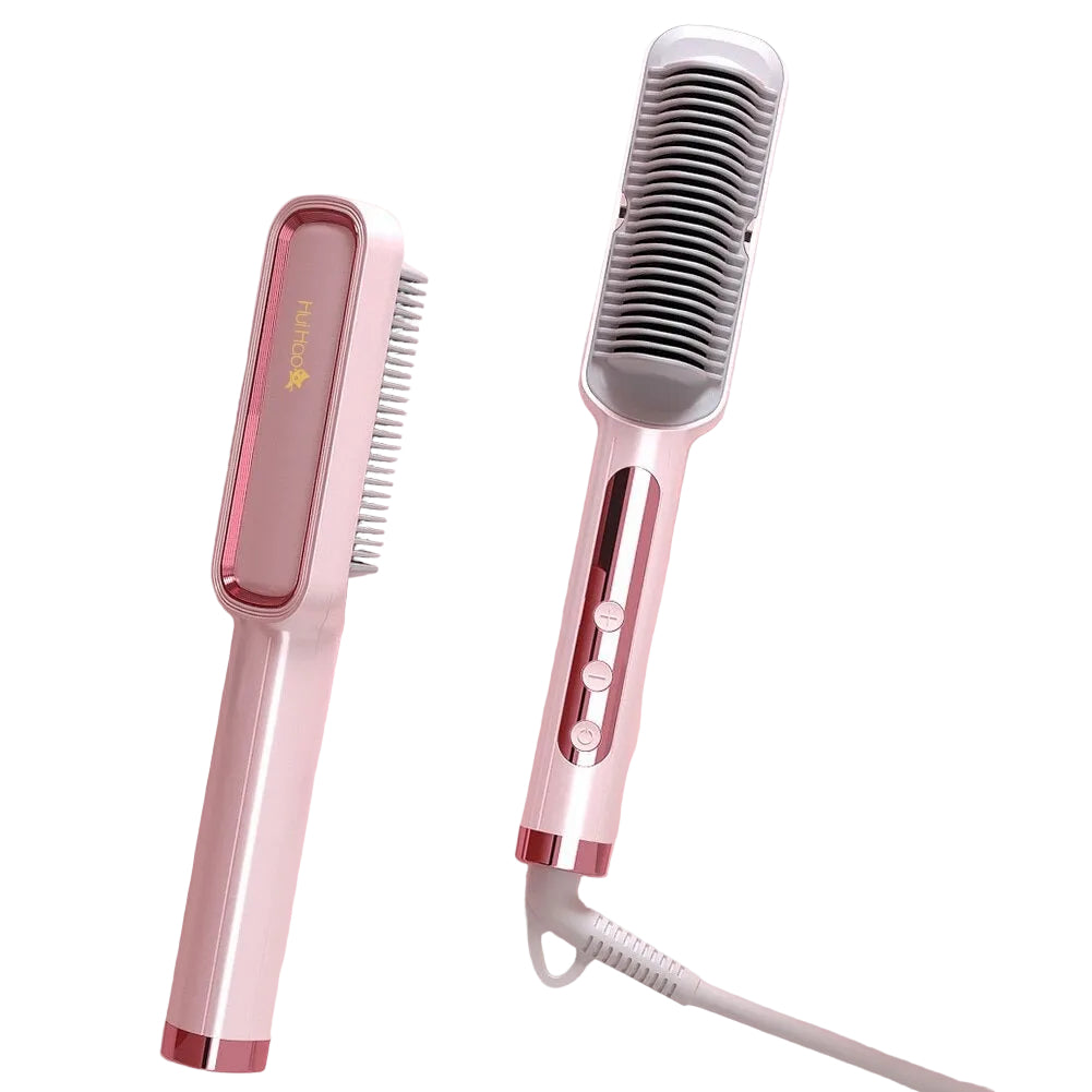 Unisex Professional Hair Straightener and Curling Brush