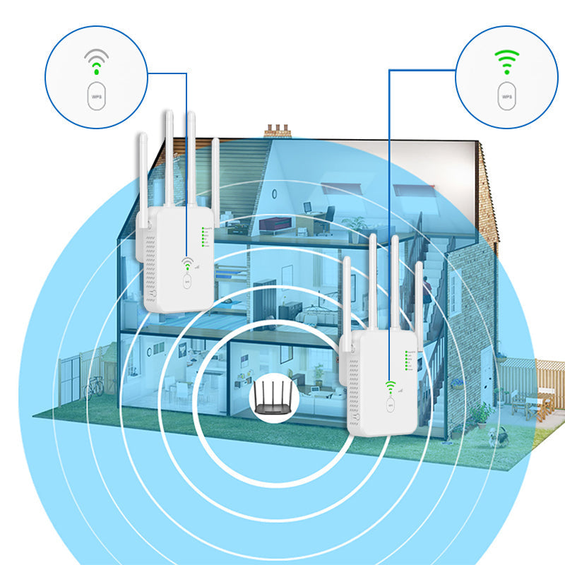 Upgraded Wi-Fi Booster - Faster Speed and Reduced Signal Loss
