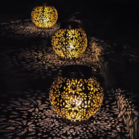 Waterproof LED Solar Hanging Light for the Garden