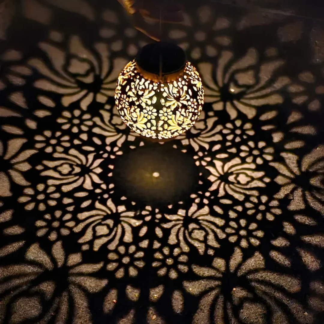 Waterproof LED Solar Hanging Light for the Garden