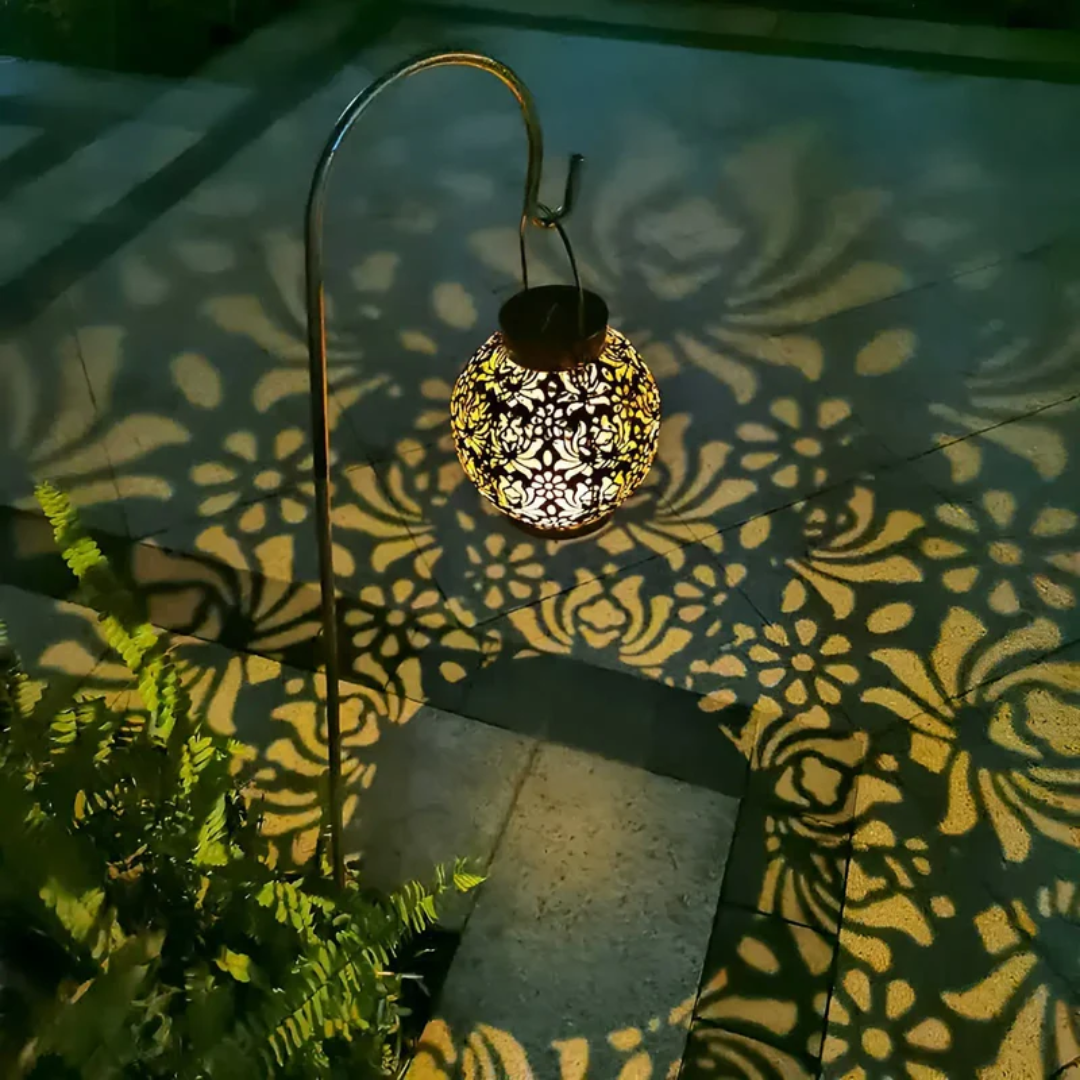 Waterproof LED Solar Hanging Light for the Garden