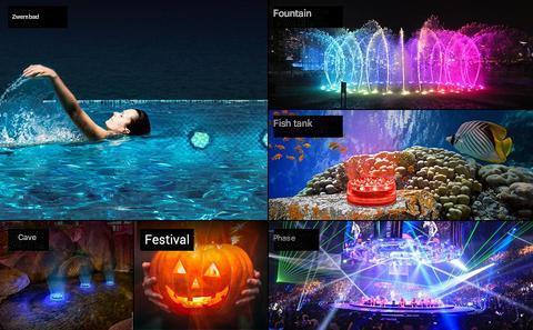 Waterproof LED Submersible Light with Remote Control