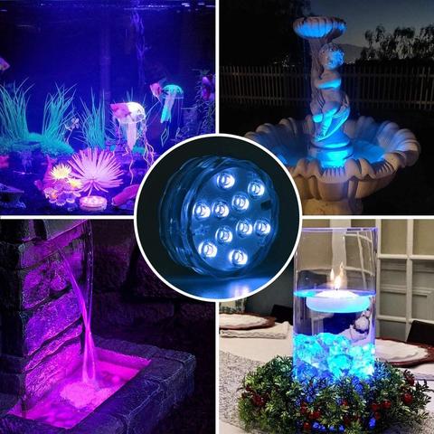 Waterproof LED Submersible Light with Remote Control