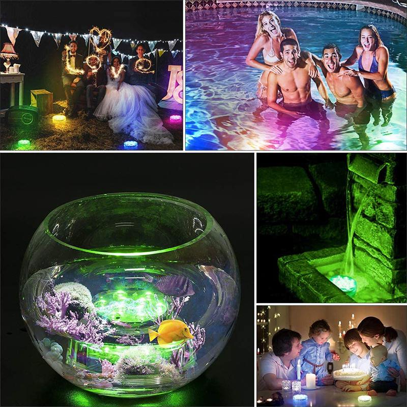 Waterproof LED Submersible Light with Remote Control