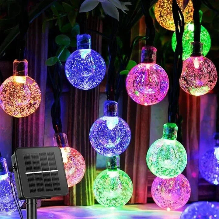 Waterproof Outdoor Solar LED Garden String Lights