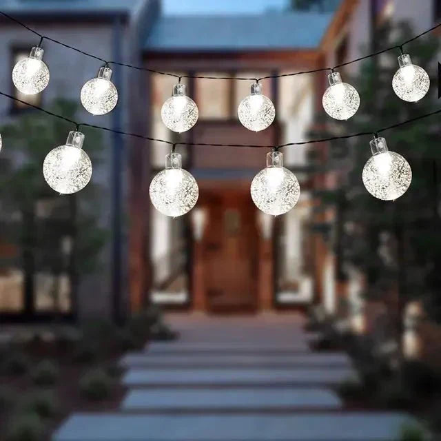 Waterproof Outdoor Solar LED Garden String Lights