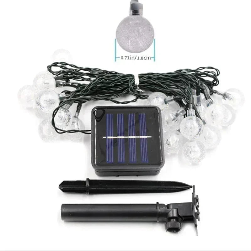 Waterproof Outdoor Solar LED Garden String Lights