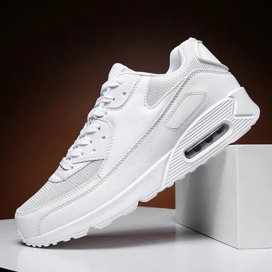 White Men's Sneakers | High Sole | Comfortable