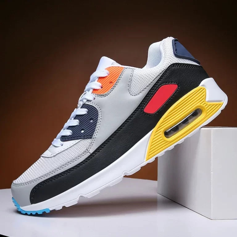 White Men's Sneakers | High Sole | Comfortable