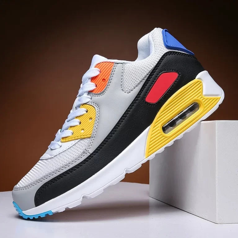 White Men's Sneakers | High Sole | Comfortable