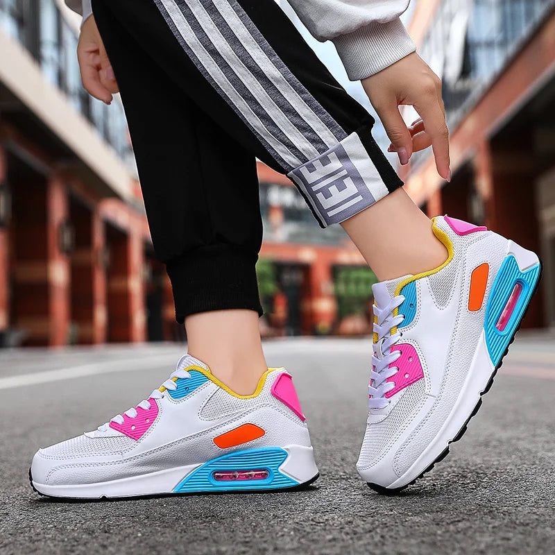 White Men's Sneakers | High Sole | Comfortable