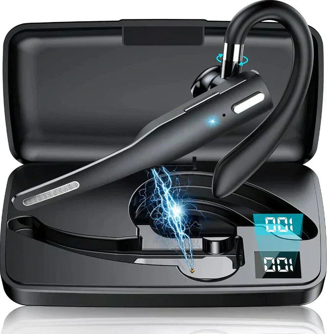 Wireless Bluetooth 5.1 Trucker Headset with Dual Microphone and Noise Cancelling