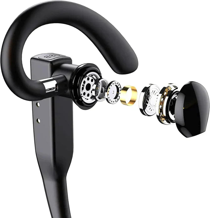 Wireless Bluetooth 5.1 Trucker Headset with Dual Microphone and Noise Cancelling