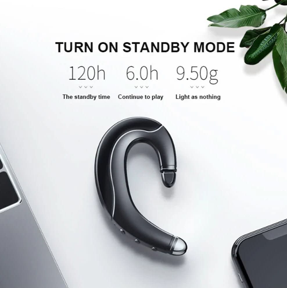 Wireless Bone Conduction Headset for Open Hearing