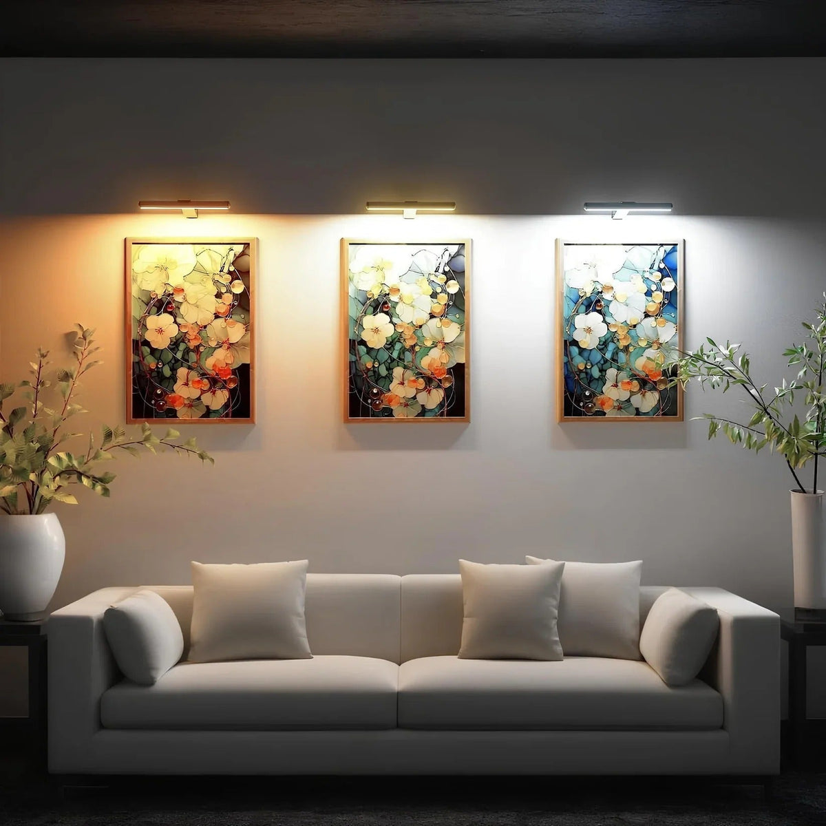 Wireless LED Picture Light – Rechargeable Dimmable Wall Sconce with Remote Control