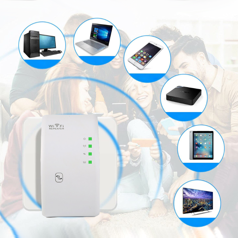 Wireless Wi-Fi Repeater for a Fast Internet Connection