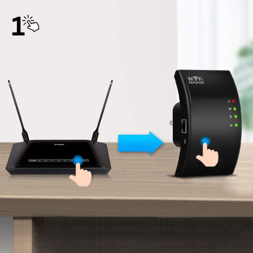 Wireless Wi-Fi Repeater for a Fast Internet Connection