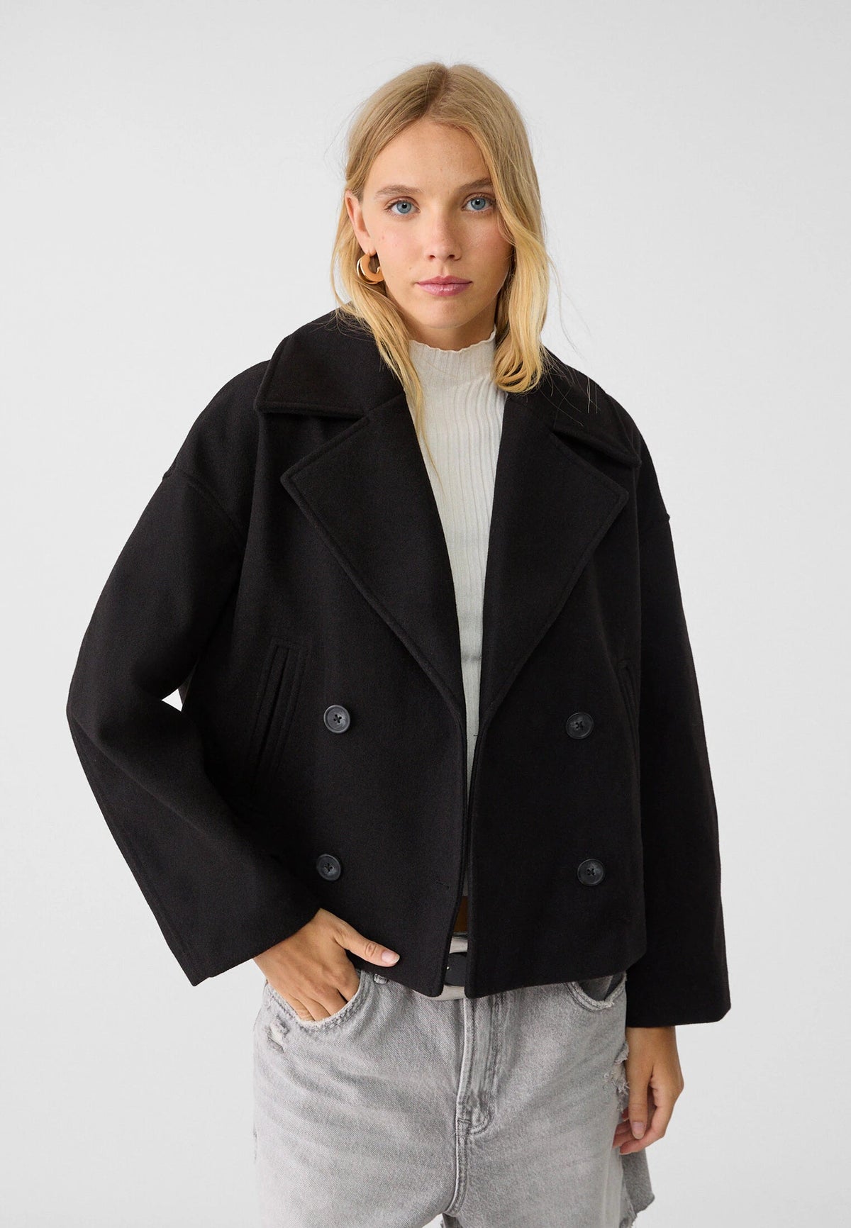 Women's Double Breasted Short Jacket
