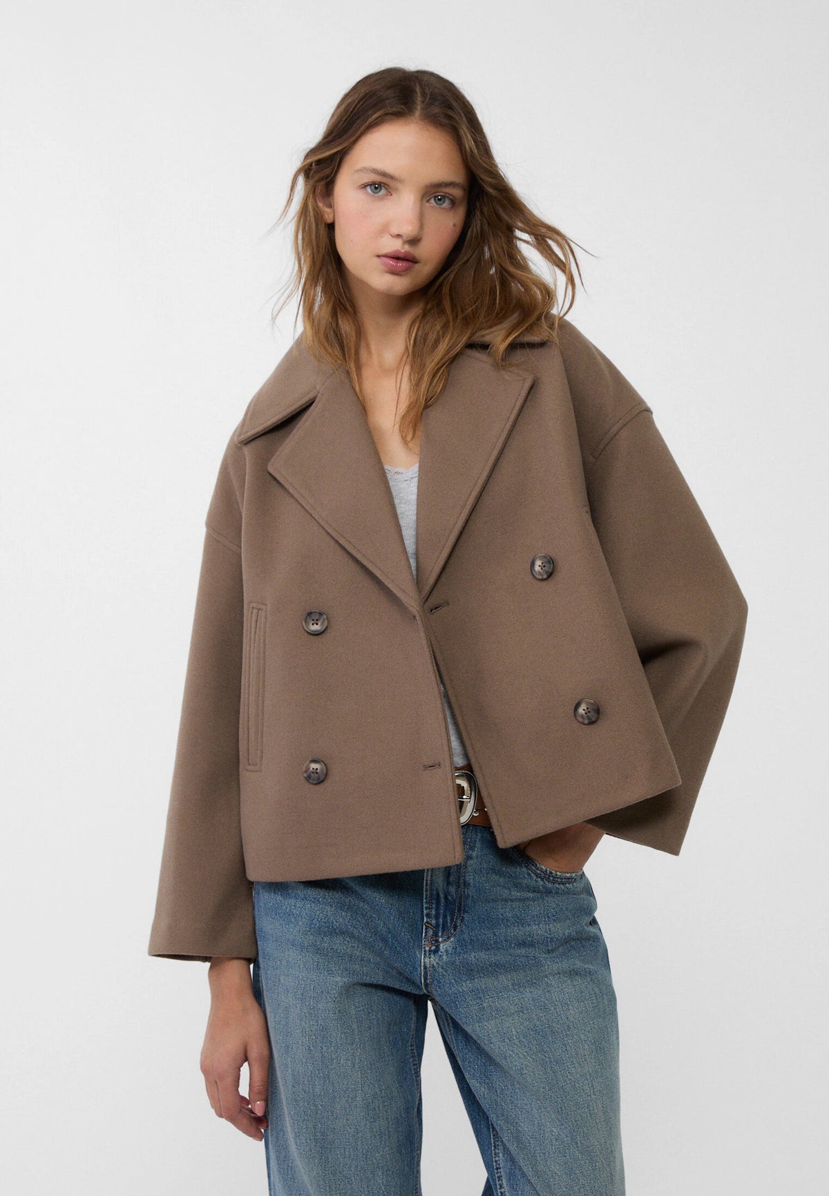 Women's Double Breasted Short Jacket