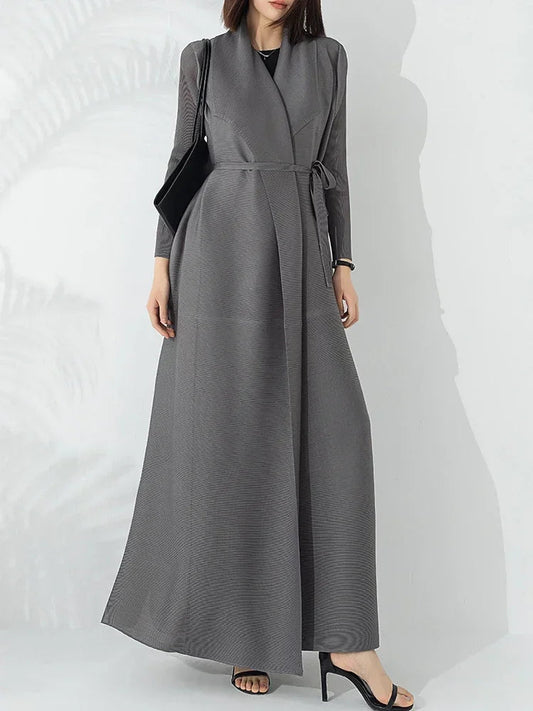 Women's Belted A-Line Coat