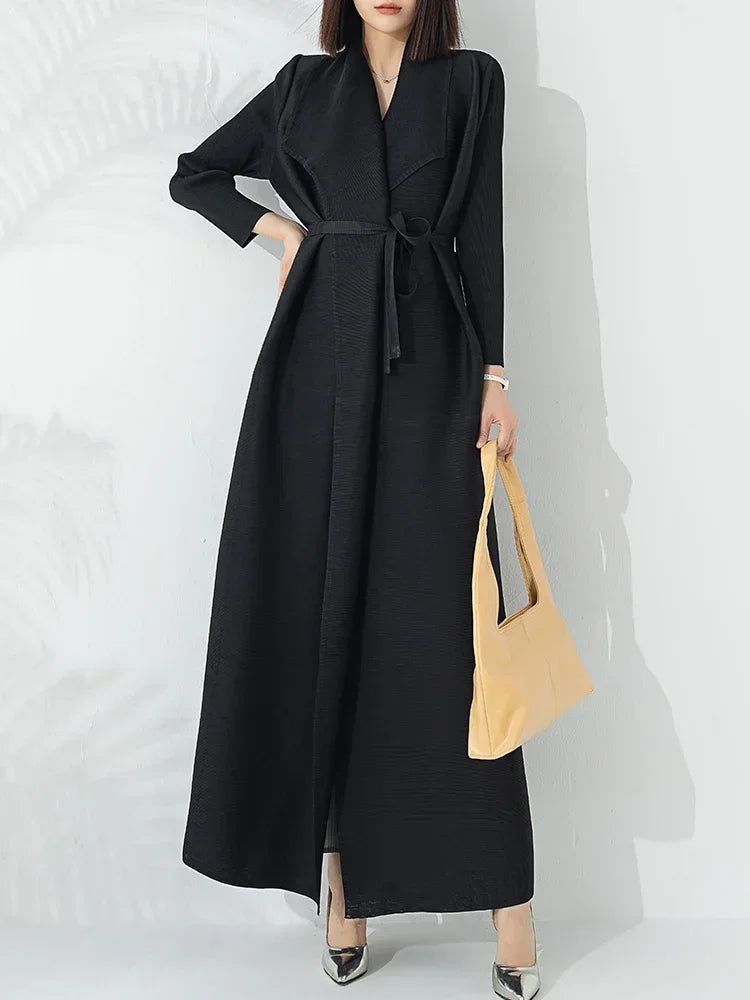 Women's Belted A-Line Coat