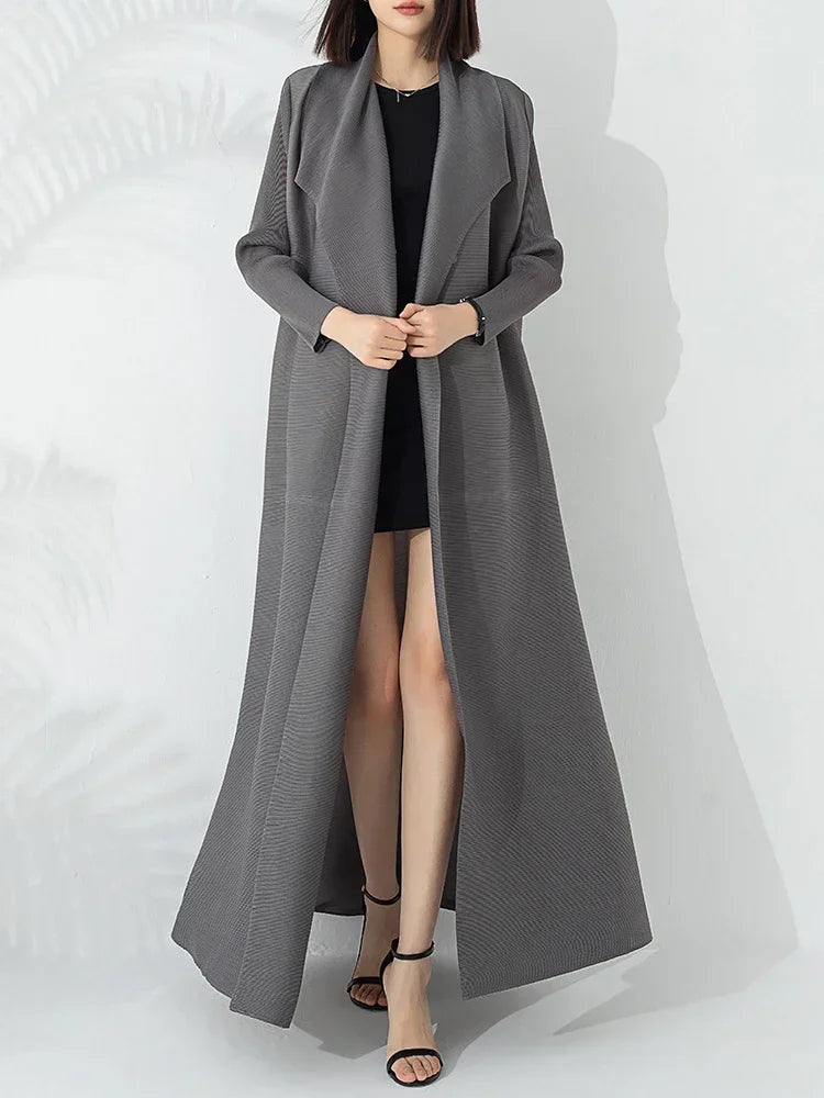 Women's Belted A-Line Coat