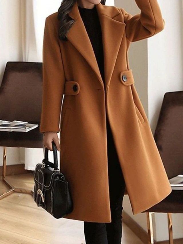 Women's Belted Long Coat