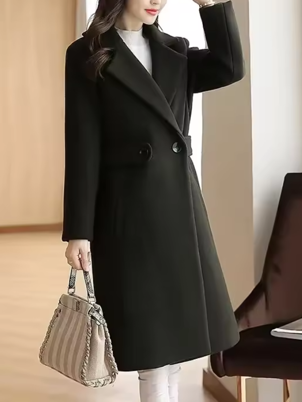 Women's Belted Long Coat