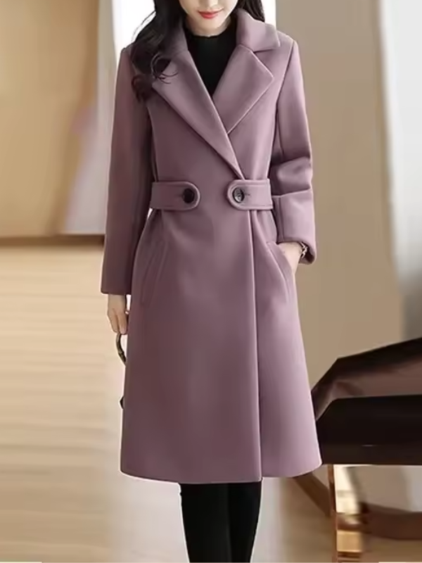 Women's Belted Long Coat