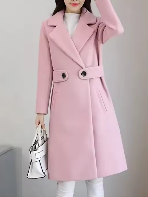 Women's Belted Long Coat