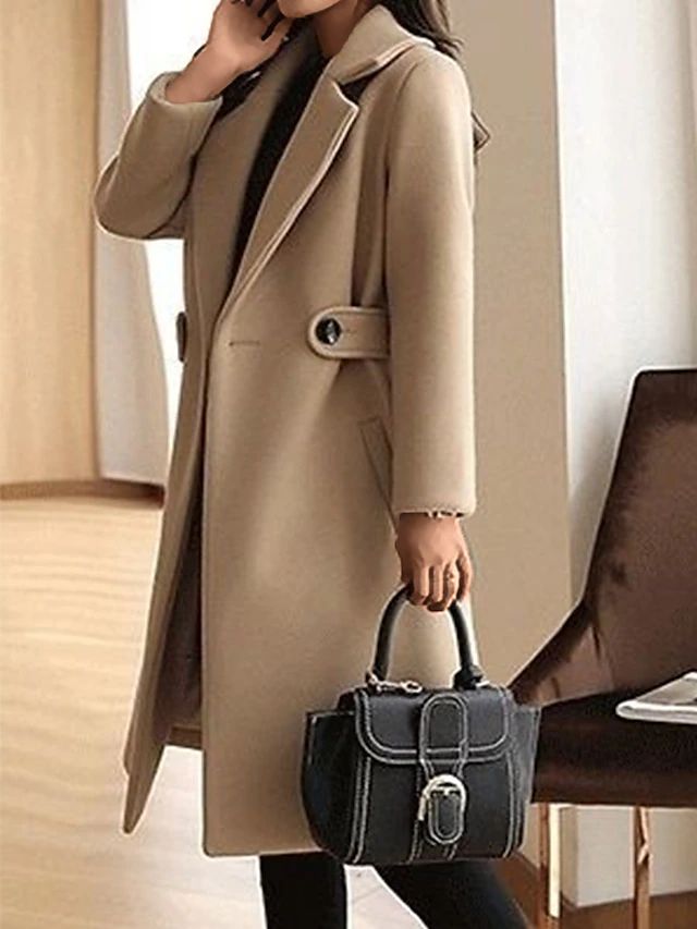 Women's Belted Long Coat