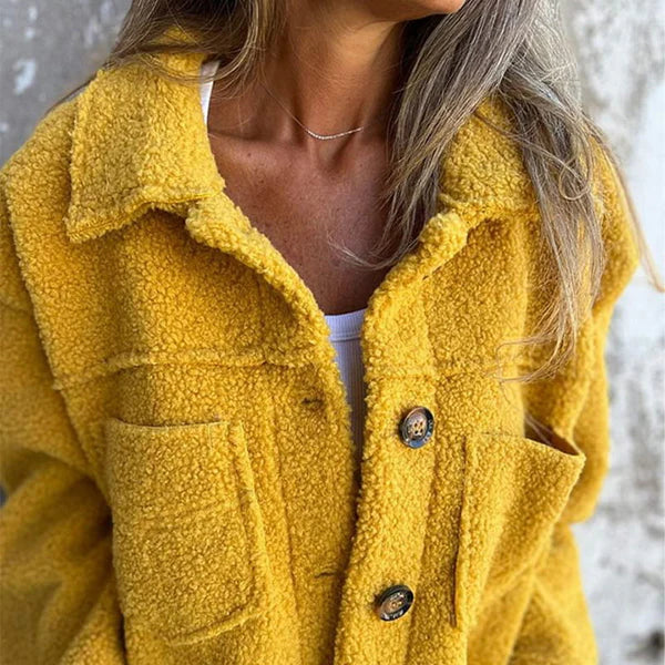 Women's Button-Down Jacket with Collar