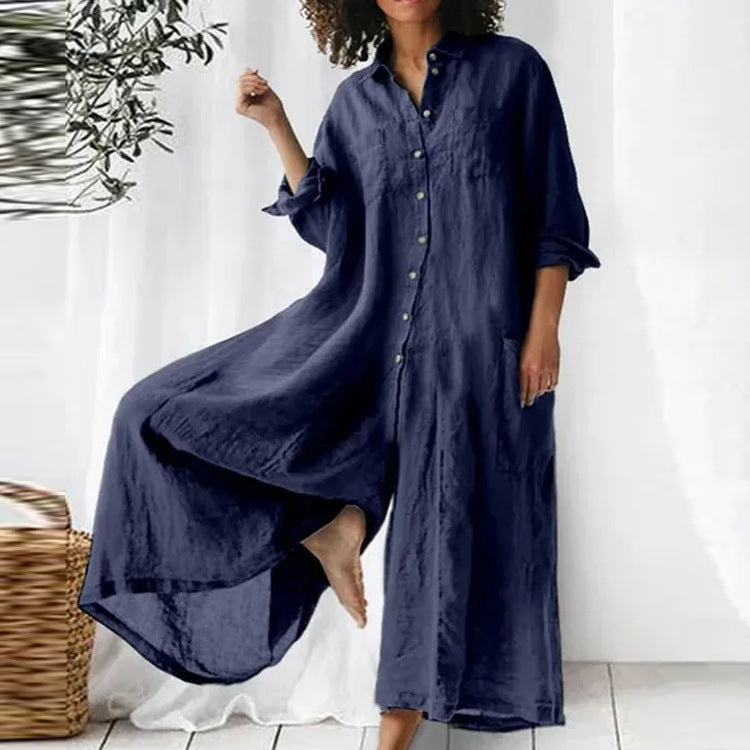 Women's Button-Down Maxi Dress