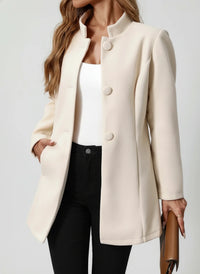 Women's Button-Front A-Line Jacket