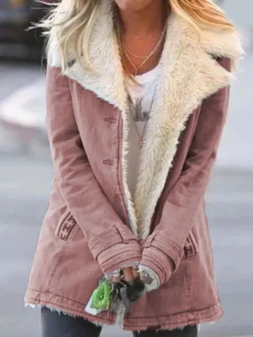 Women's Button-Front Mid-Length Jacket