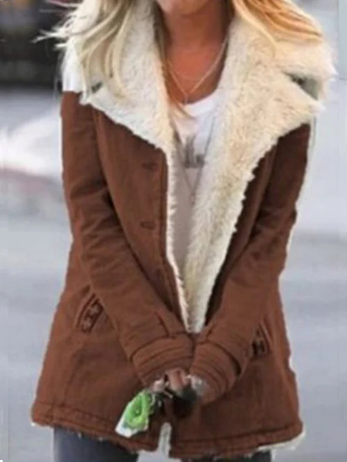 Women's Button-Front Mid-Length Jacket