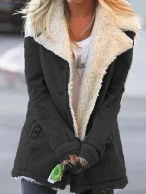 Women's Button-Front Mid-Length Jacket