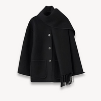 Women's Cape-Front Short Jacket