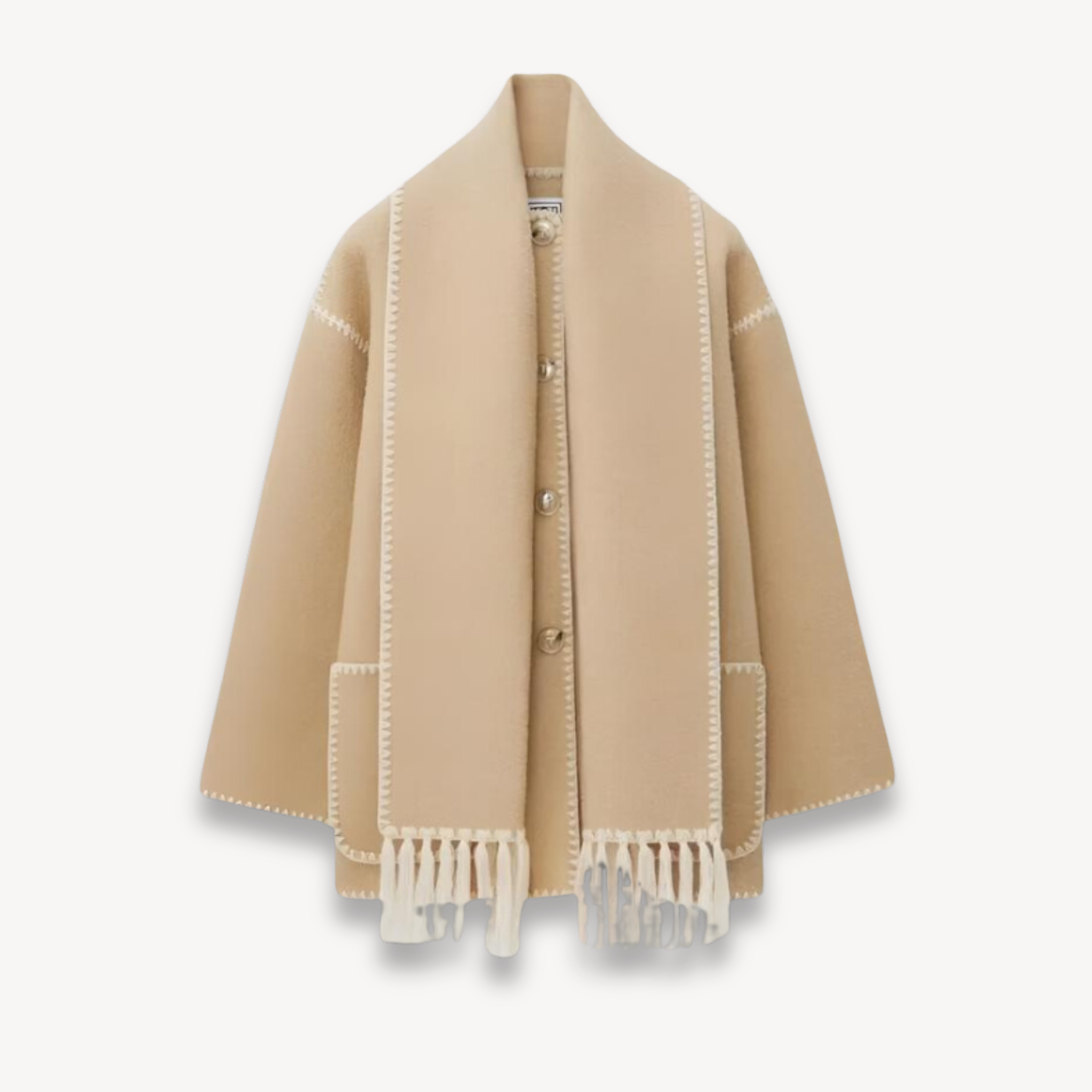 Women's Cape-Front Short Jacket